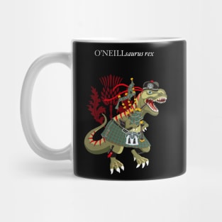 Clanosaurus O’NEILLsaurus rex Plaid O’Neill Scotland Ireland Family Tartan Mug